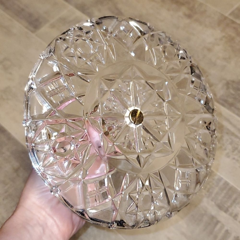 EUC Vintage Glass Handled Tray - Picture 3 of 6